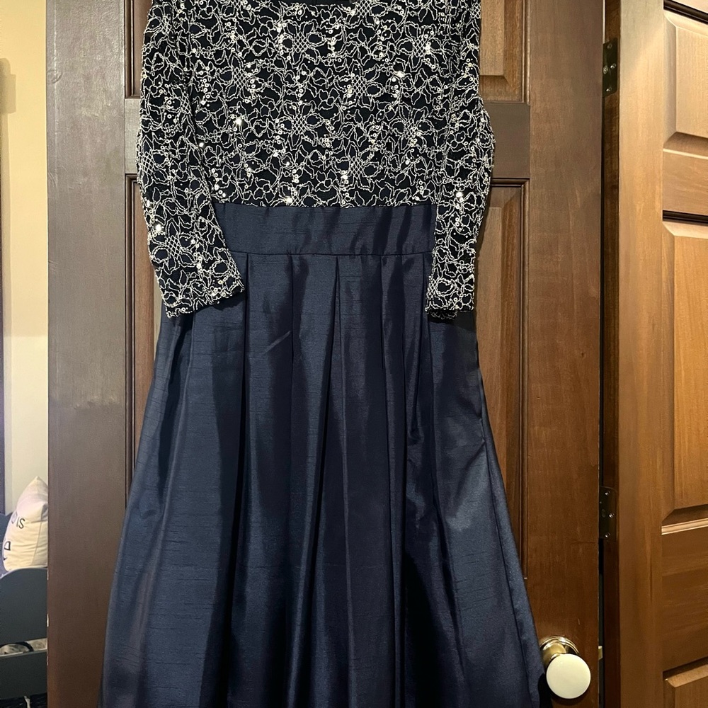 Elegant Navy Dress